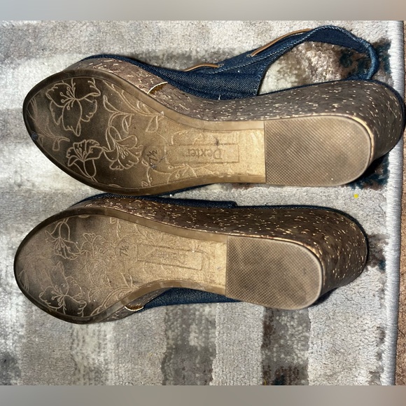 Dexter Denim Wedges 🌵7.5 - Picture 4 of 8